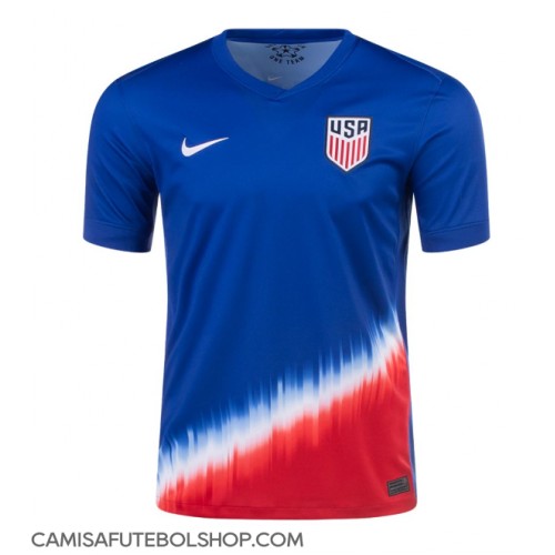 Camisa de time de futebol Estados Unidos Replicas 2º Equipamento Copa America 2024 Manga Curta